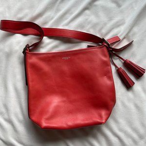 COACH-PERSIMMON HANDBAG